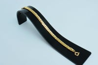 سوارة ذهب جنزير مودرن عيار 18 وزن 8.7 جرام