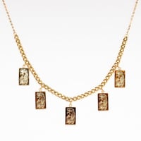 سلسال الجنزير شكل السبيكة بنقشة عروسة البحر عيار 2...