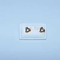 حلق طبي ذهب عيار 18 للمواليد وزن 0.3 جرام – تصميم...