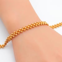 سوارة ذهب الدوريكاء عيار 21 وزن 6.7 جرام