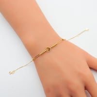 سوارة ذهب عيار 18 وزن 1.19 جرام