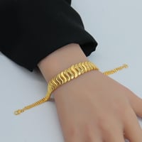 سوارة ذهب عيار 21 وزن 9.09 جرام