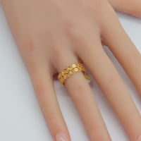 دبلة ذهب عيار 21 وزن 1.36 جرام