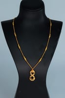 عقد ذهب انفينيتي عيار 21 وزن 9.5 جرام