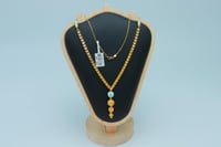 سبحة ذهب هندي عيار 21 وزن 12.18 جرام