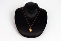 سلسال ذهب تصميم فان كليف عيار 21 وزن 2.9 جرام