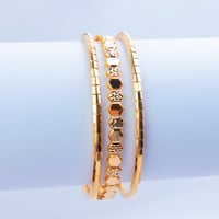 غوايش ذهب عيار 21 بكج كوبرا مع شومية وزن 14.9 جرام