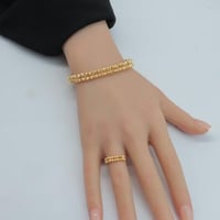 سوارة ذهب الدوريكاء عيار 21 وزن 16.8 جرام