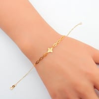 سوارة ذهب عيار 21 وزن 0.54 جرام