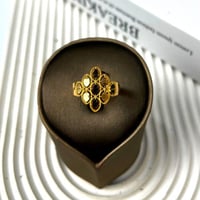 خاتم ذهب ناعم عيار 21 موديل السنبلة بوزن 1.85 جرام