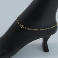 خلخال ذهب عيار 18 وزن 2.3 جرام