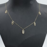 تشوكر ذهب نواعم تصميم الماسي عيار 18 وزن 1.1 جرام