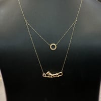 سلسال التايقر دورين تصميم الماسي عيار 18