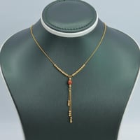 عقد ذهب بتصميم كور الليزر عيار 21 وزن 4.4 جرام