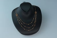 سلسال ذهب الدوريكاء عيار 21 اربعة دور بوزن 4.3 جرا...