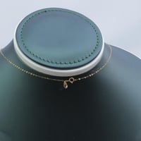 سلسال ذهب سوليتير دورين تصميم الماسي عيار 18 وزن 1...