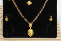 طقم ذهب ناعم عيار 21 فخم وانيق وزن 21.7 جرام