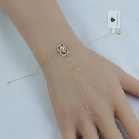 كف ذهب ناعم عيار 18 وزن 0.6 جرام