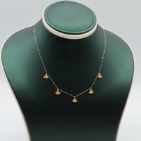 تشوكر ذهب عيار 18 تصميم الماسي وزن 1.05 جرام