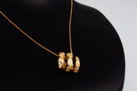 سلسال ذهب بلغاري تصميم الماسي عيار 18 وزن 5.5 جرام