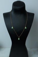 سلسال تشوكر ذهب بوشرون مطعم بالمينا عيار 21 وزن 1....