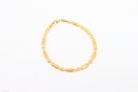 سوارة ذهب الاوميقاء المطاطي عيار 18 وزن 3.1 جرام