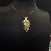 عقد بلغاري ذهب تصميم الماسي عيار 18 وزن 8.65 جرام