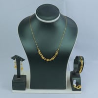 طقم المونيكا ذهب عيار 21 وزن 14.9 جرام