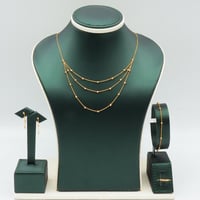 طقم ذهب الكرات عيار 21 وزن 6.3 جرام