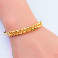 سوارة ذهب الدوريكاء مع الخاتم عيار 21 وزن 9.50 جرا...