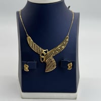 طقم ذهب طوق عيار 21 وزن 9.5 جرام