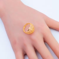 خاتم ذهب عيار 21 وزن 1.42 جرام