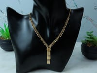 سلسال ذهب فخم للنساء عيار 18 تصميم كرات ليزر وزن 9...