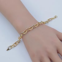 سوار ذهب أنيق عيار 18 وزن 5 جرام - تصميم عصري