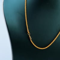 سلسال ذهب المبروم عيار 21 وزن 3.7 جرام