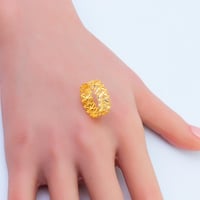 دبلة ذهب عيار 21 تصميم غصن الزيتون وزن 2.1 جرام –...