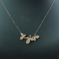 سلسال ذهب الباسكال تصميم الماسي عيار 18 وزن 1.5 جر...