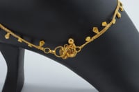 خلخال ذهب الياسمينة عيار 21 وزن 4.45 جرام