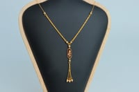 سبحة ذهب الوردة شكل المبروم عيار 21 وزن 3.1 جرام