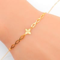 سوارة ذهب عيار 21 وزن 0.54 جرام