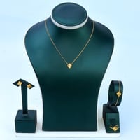 طقم ذهب الفان كليف ناعم لبس يومي عيار 21 وزن 3.9 ج...