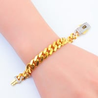 سوارة ذهب موناكو تصميم الماسي عيار 21 وزن 22.8 جرا...