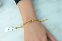 اسوارة ذهب الCD عيار 21 بتصميم الجنزير بوزن 6.2 جر...