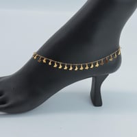 خلخال ذهب الرمش عيار 21 وزن 2.13 جرام