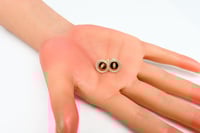 حلق ذهب بناتي تصميم ماركة المسيكاء عيار 18 وزن 1.4...