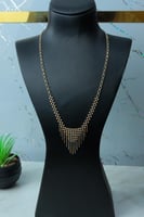 سلسال ذهب جديد تصميم ياباني انيق عيار 18 وزن 7.2 ج...