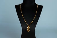 عقد ذهب انفينيتي عيار 21 وزن 9.5 جرام