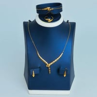 طقم ذهب بلغاري عيار 21 وزن 7 جرام