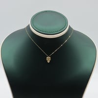 عقد ذهب البانثر ناعم عيار 18 وزن 0.65 جرام