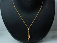 سبحه ذهب نسائي فاخرة عيار 21 صافى وزن 1.8 جرام